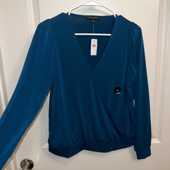 Banana Republic Teal Blouse - Picture 1 of 3